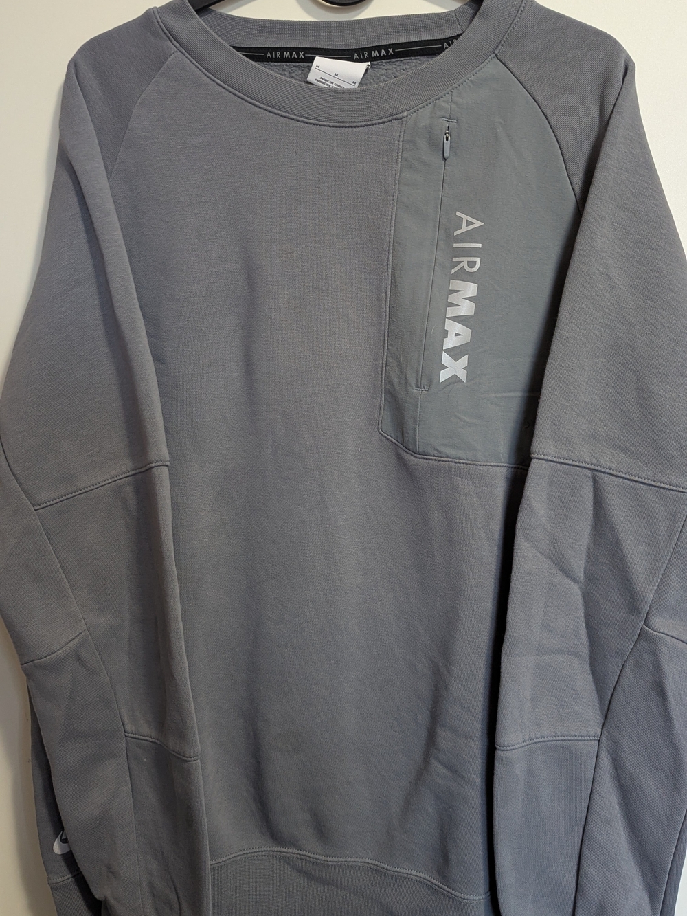 Nike Air Max Gray Pullover Sweatshirt